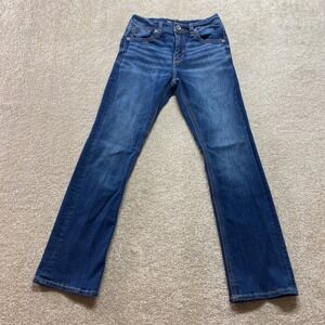 BKE Jeans Girls 14 Regular Blue Conner Bootcut Mid Rise Denim Durable